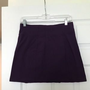 Purple fitted Athleta Skirt